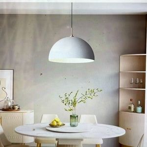 Modern 1 light dome pendant